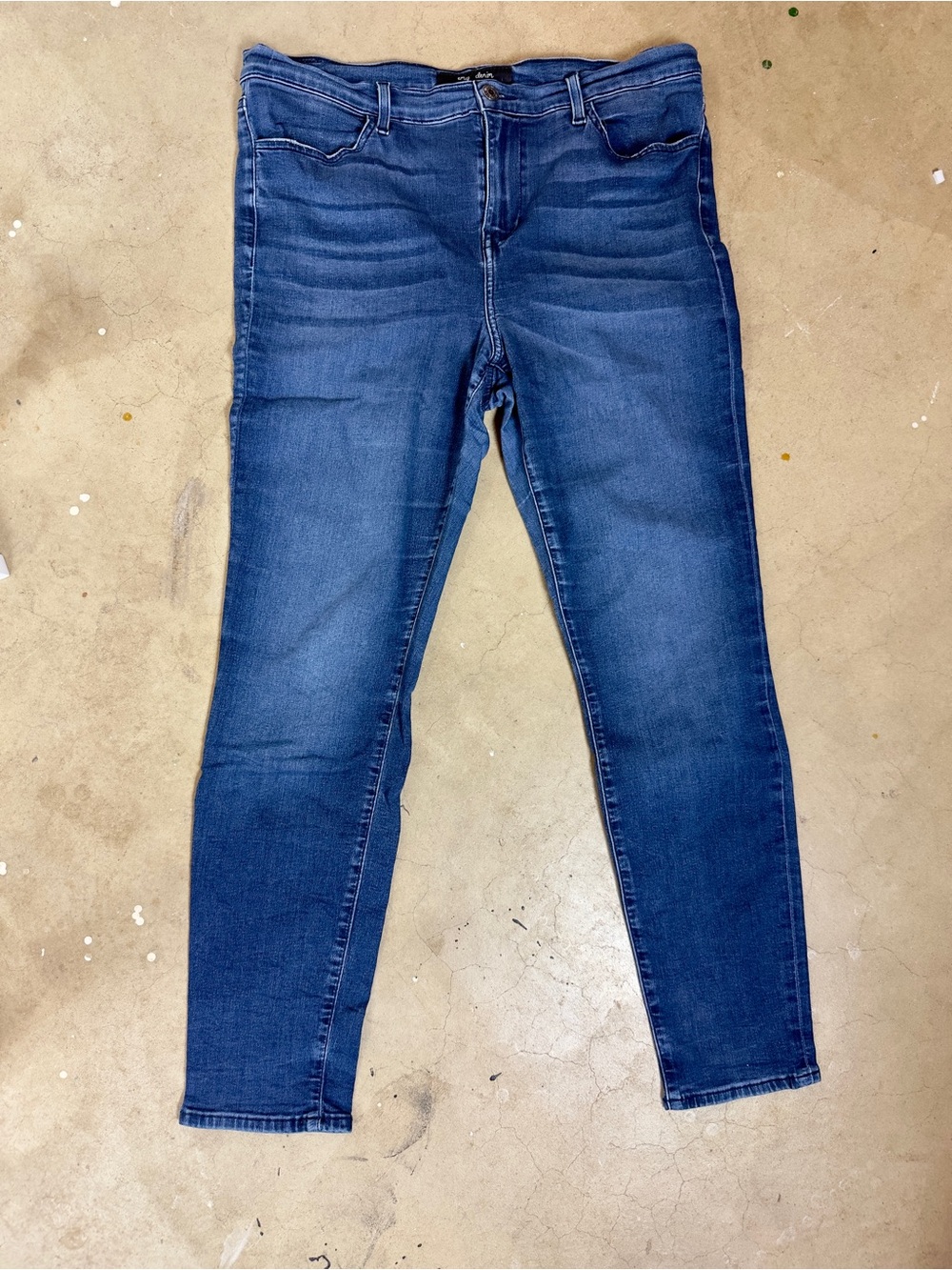 EMG Denim Jeggings Women’s Size 31 Blue Stretch Jean Leggings Skinny Fit
